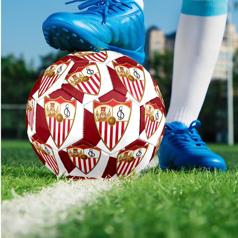 Футбольный мяч Sevilla FC, размер 5, стандартный, прочный, для тренировок и матчей, для взрослых, для занятий спортом на открытом воздухе