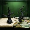 Аксессуар для размножения, напечатанный на 3D-принтере, 2 шт. Дерево для прыгающих пауков, Пещера-укрытие, Декор для лазания раков-отшельников для компактного укрытия, Мелких домашних животных, Рептилий