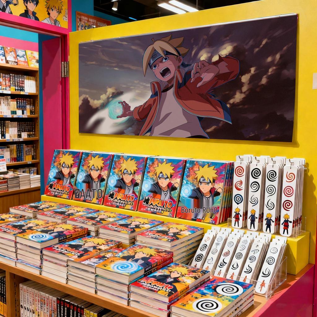 High-Definition Naruto & Boruto Self-Adhesive Wall Sticker - Easy Install for Dorms & Bedrooms