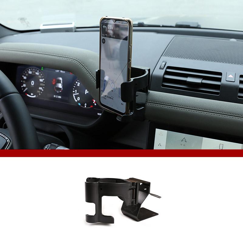 For Land Rover Defender 90 110 2020-2026 Car Mobile Phone Holder Multifunction Holder GPS Navigation Bracket Car Accessories
