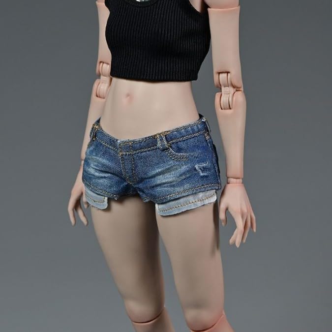 [TOYBARJAPAN] Фигурка в масштабе 1/6, совместимая с телом TBLeague, СУПЕР специальное предложение, модная красивая девушка, короткие шорты, джинсы (тело и рубашка нет