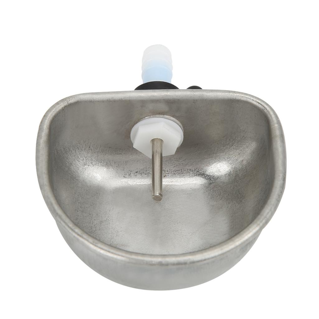 10 шт. Оборудование для разведения кроликов, миска для питьевой воды из нержавеющей стали с защитой от царапин