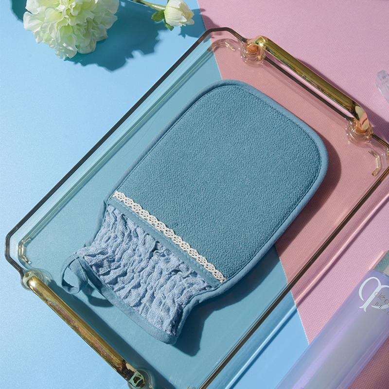 Viscose Fiber Back Scrubber New Plant Silk Fiber Back Strap Large Waffle Pattern Exfoliating Bath Towel Scrubbing Mud And Body