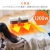 Керамический многофункциональный обогреватель Iris Ohyama Twin Cera Compact с широким потоком воздуха, 1200 Вт, Электрический обогреватель, Обогреватель для ног, Белый, ACH-MN12A-W
