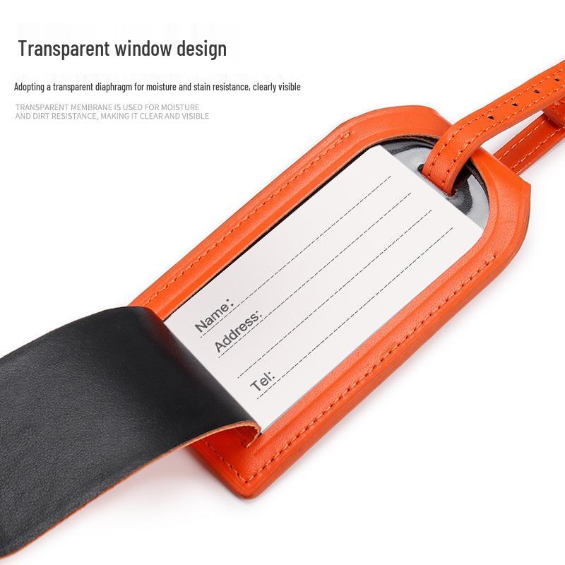 Бирка для багажа из натуральной кожи и трекер Apple AirTag: Идентифицируйте сумки со стилем