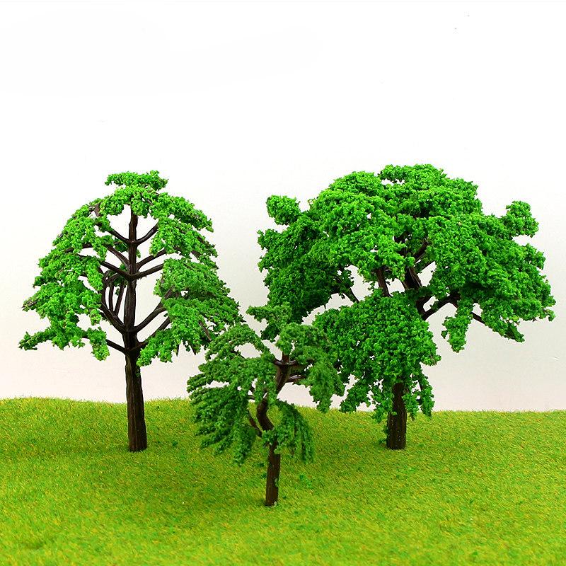 DIY Model Tree Set: Finished Landscape, Terrain, and Street Tree Ornaments