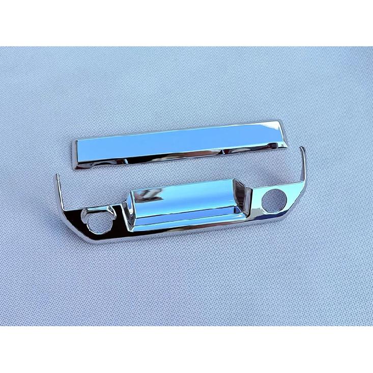 For Chevrolet Colorado 2024 2025 ABS Chrome Rear Trunk Tailgate Door Handle Bowl Catch Cover Trim Molding Garnish