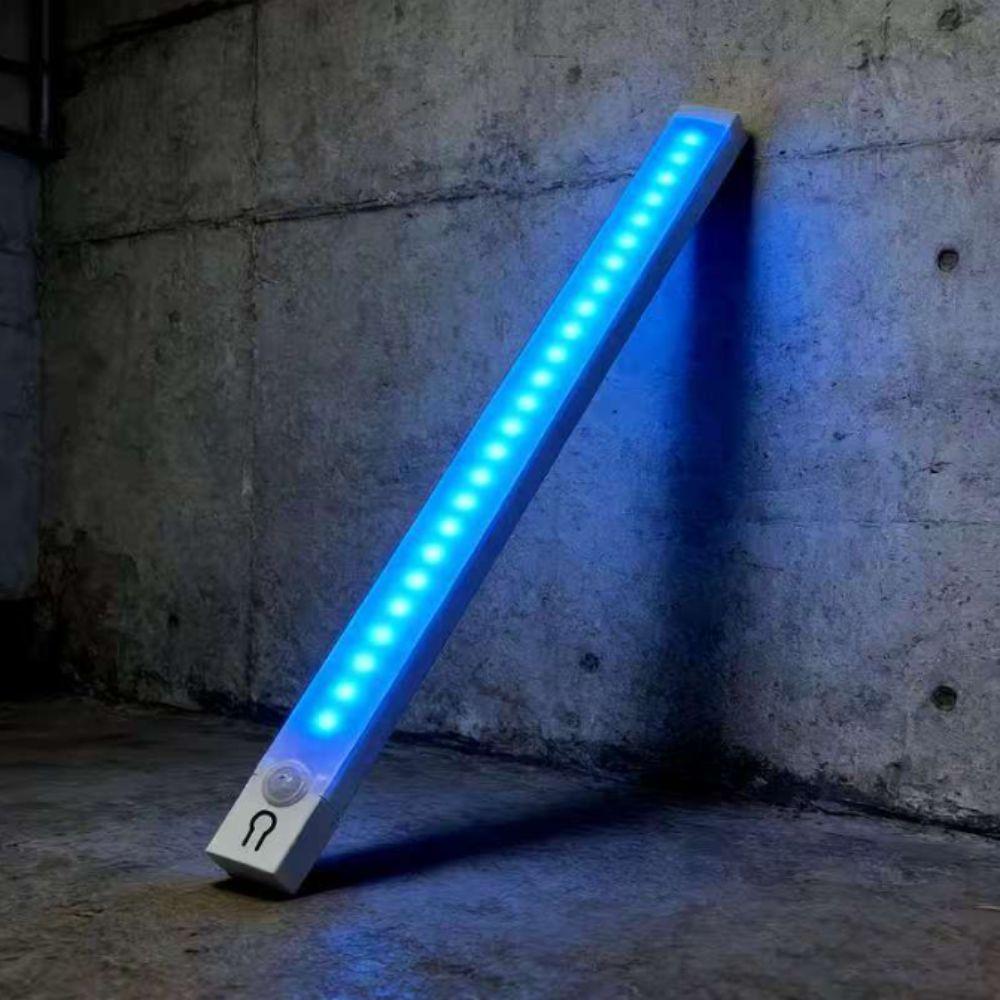 Цветная градиентная хроматическая лампа для шкафа Функция зарядки Инфракрасная магнитная клейкая RGB лампа для шкафа Магнитное крепление