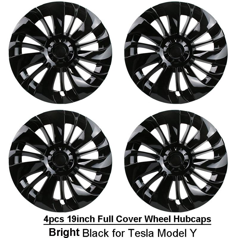 Колпачок ступицы колеса для Tesla Model Y Колпаки ступицы колеса 19 дюймов Полная защитная крышка Замена ModelY 2022 Аксессуары