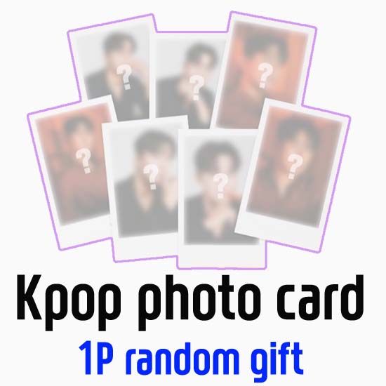 [В стиле BTS] Винтажные длинные серьги + 1 случайная фотокарточка