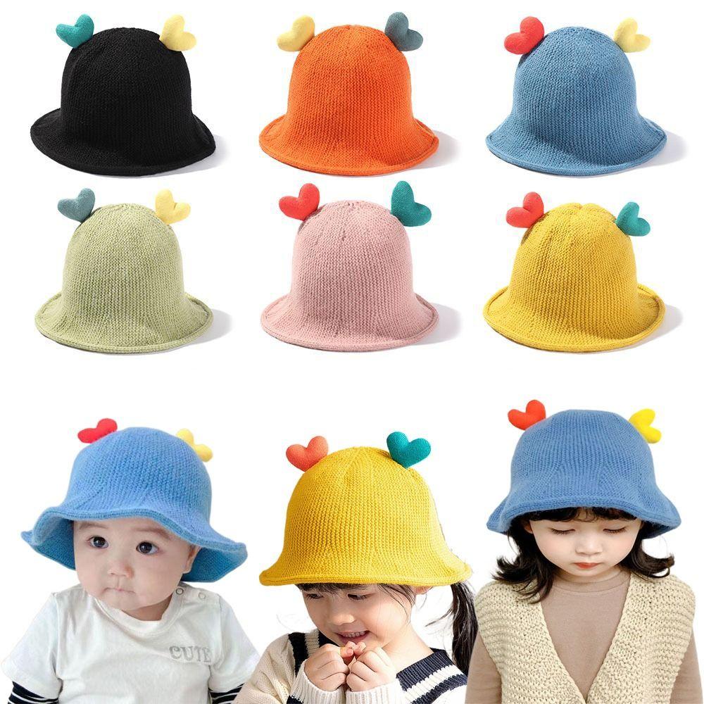 Warm Autumn Winter Hats Soft Baby Children Fisherman Hat Warmer Bonnet  Baby Children Kids