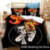 3D-принт Ghost Band Комплект постельного белья Double Twin King Пододеяльник Одеяло Наволочка Для Мальчиков Девочек Взрослых Спальня