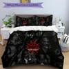 Slayer Heavy Metal Band Art Printed 3pcs Bedding Set Soft Microfiber 1 Duvet Cover And 2 Pillowcases Home Bedroom Decor Xmas Gift Q1419