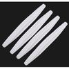 40.5 X 5CM 2/4pcs Car Front Rear Bumper Protector Guard Scratch Auto Rubber Sticker Black Universal Silane Trim Car