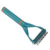 Pet Hair Removal Rake Y Shaped Double Sides Pet Under Hair Rake Comb Dog Dematting ToolsL Dark Green