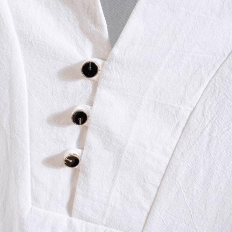 Футболка, брюки, костюм, модные карманы, пуговицы, мужской летний спортивный костюм, однотонный комплект из рубашки и брюк, мужской комплект из рубашки и брюк, мужская одежда