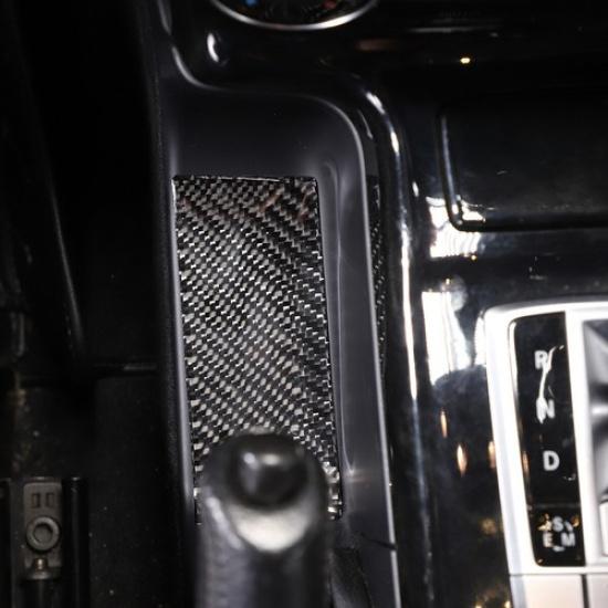 Мягкая накладка на панель основания ручного тормоза из настоящего углеродного волокна для Mercedes-Benz G-Class 2013-2018