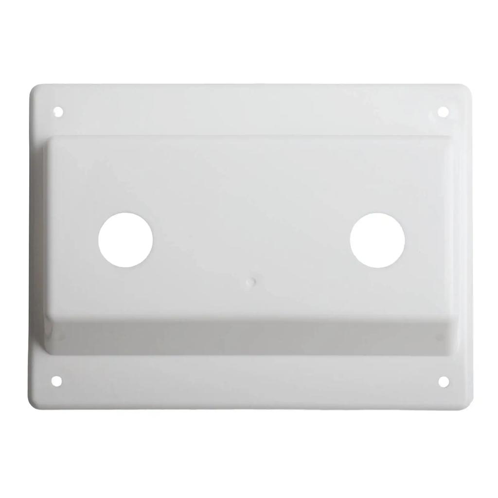ABS Plastic Cover Leak Prevention Easy To Install Interior Decor Blend Sleek White Finish Reliable Shower Valve Protection