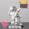 Купон на 1600 иен Скидка Фигурка астронавта Смола родитель-ребенок инопланетная модель Украшение Фигура для интерьера космоса Вечеринка Столовая Спальня Товары Топпер для торта Стол