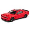 Масштаб 1/24 Dodge Challenger Hellcat SRT Сплавная Масштабная Модель Автомобиля Литой Металлический Миниатюрный Автомобиль Коллекция Звука и Света Детская Игрушечная Машина