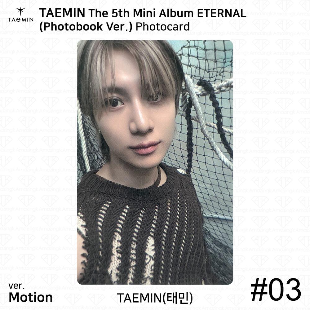 SHINee Taemin 5th Mini Album ETERNAL Официальная фотокарточка Почтовая открытка Polaroid