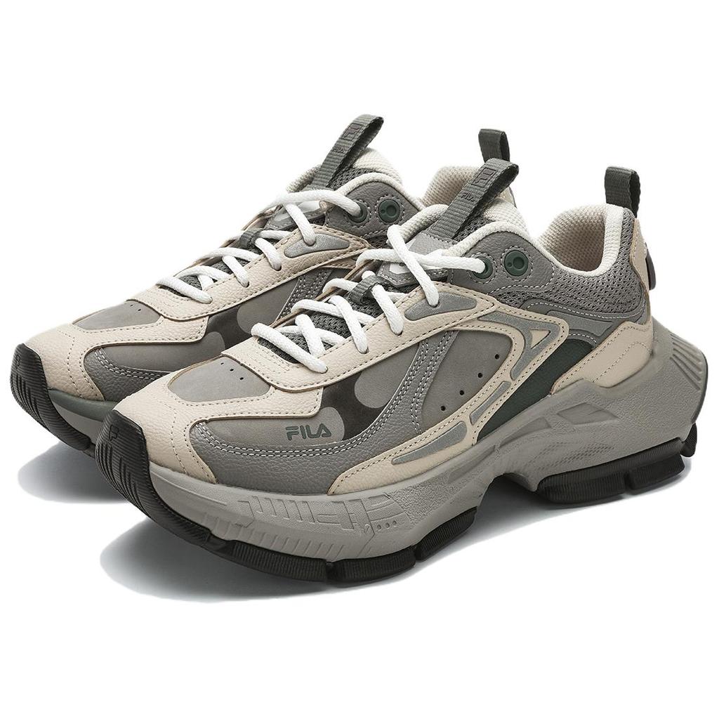 Fila Ciclone Fabric Synthetic Leather Top Layer Cowhide Sports Storm Shock Absorption Low-Top Lifestyle Casual Shoes Women Sneaker F12W411103FEB