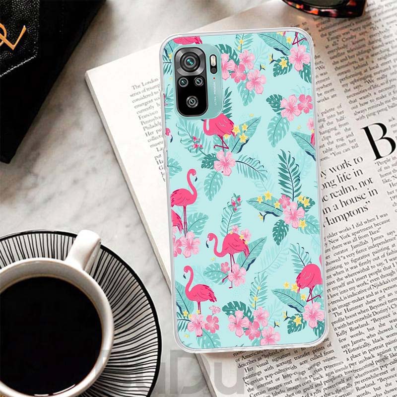 Pink Red Flamingo Cover For Xiaomi Redmi Note 13 12S 12 11 11S 10S 10 Pro Plus Phone Case 11E 11T 9 9S 8T 8 + Print Coque Redmi
