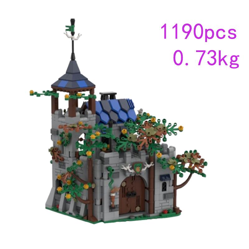 32 точки MOC -185913 73773 77684 80710 79749 вид на улицу DIY сборка из мелких деталей конструктор головоломка модель игрушка подарочный набор orn