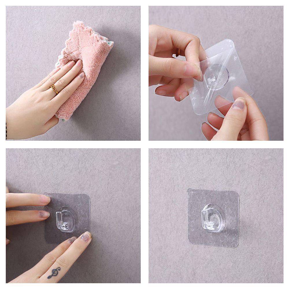 Household Bathroom Home Living Seamless Adhesive Hook Traceless Hooks Wall Rack Storage Hanger