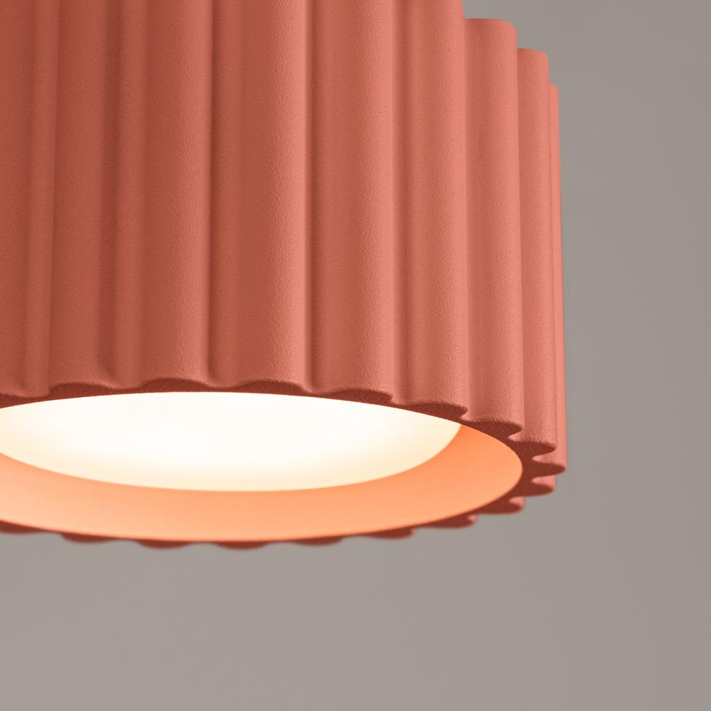 Ceiling lamp aura 1 peach Gx53