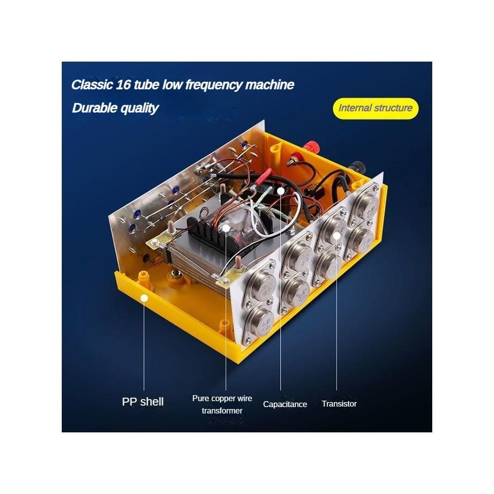 Бытовой 12-вольтовый пуско-зарядное устройство Портативный электрический шокер для рыбы Низкочастотный Высокомощный Инвертор