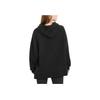 Puma Solid Color Embroidered Logo Hoodie Women Tops Black 533421-01
