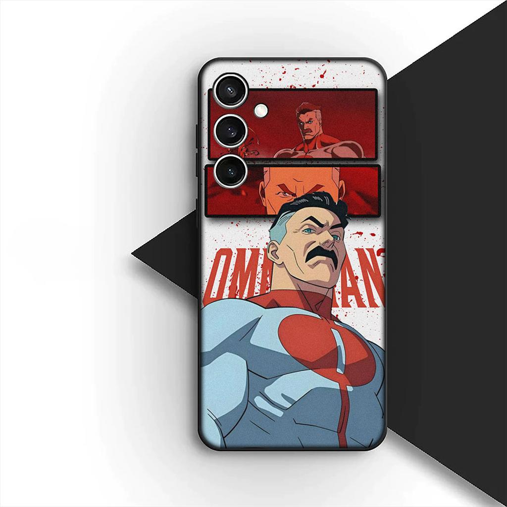 Omnis I-Invincibles Man Silicone Cover for Samsung Galaxy S25 S24 S23 FE Ultra Plus S7 Edge S25+ S24+ A56 5G + Coque Phone Case