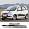 Car Hood Door Side Stripe Stickers For Fiat Panda MK3 1 2 3 4x4 169 141 312 319 750 Tuning Auto Accessories Vinyl Film Decals
