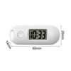 Digital Electronic Clock Mini Small Wall Watch LCD Display Study Library Luminous Key Ring Watch