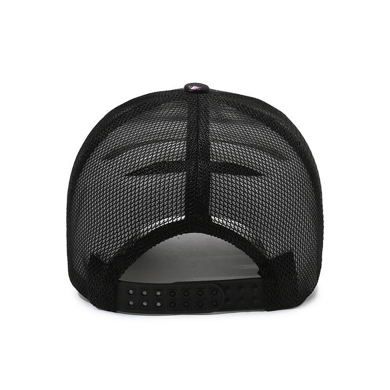 Fashion Versatile Embroidery Spring And Summer Breathable Mesh Cap Women'S Summer Shade Outdoor Baseball Cap Male Alphabet Couple Cap