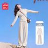 MINISO Женский комплект: худи из мохера и прямые брюки