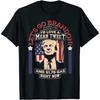 Let’s Go Brandon Mean Tweets Gas American Trump T-Shirt. Premium Cotton Short Sleeve O-Neck Mens T Shirt New S-3XL