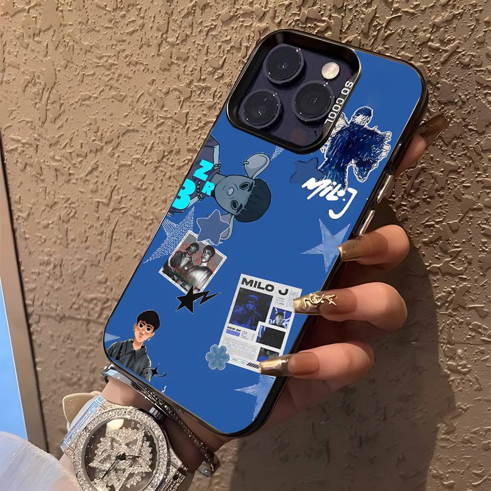 Singer Milo j For Black Candy Matte Cover iPhone 17,16,15,14,13,12,11,Mini,Pro,E,SE4,XS,MAX