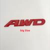 3D Metal Car AWD Front Grill Sticker Tail Emblem Badge Rear Decal Logo for Impreza 4X4 Off Road SUV 4WD