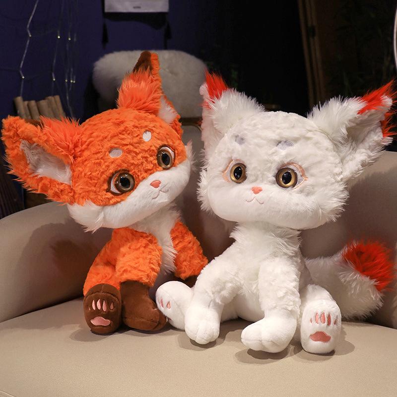 Cute and Adorable Little Fox Doll Plush Toy Snow Fox Doll