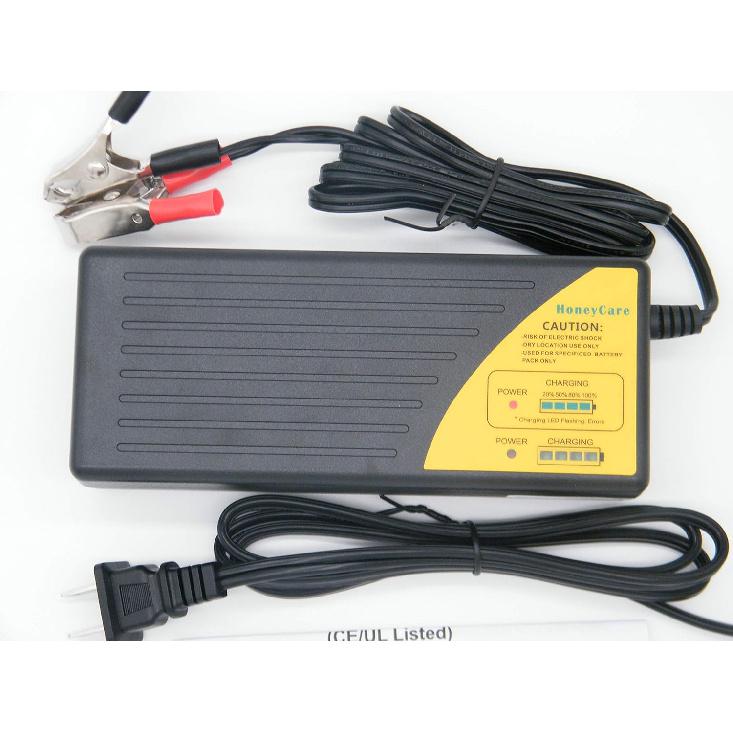 36V Lead Acid Battery Charger Battery Desulfator,36V Trickle Charging with Clamps for Car,WheelchairMotorcycle,Lawn Mower,Boat RV,SUV,ATV,Sealed Lead