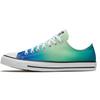 Chuck Taylor All Star Эспадрильи унисекс с круглым носком, на шнуровке, низкие, сине-зелено-белые