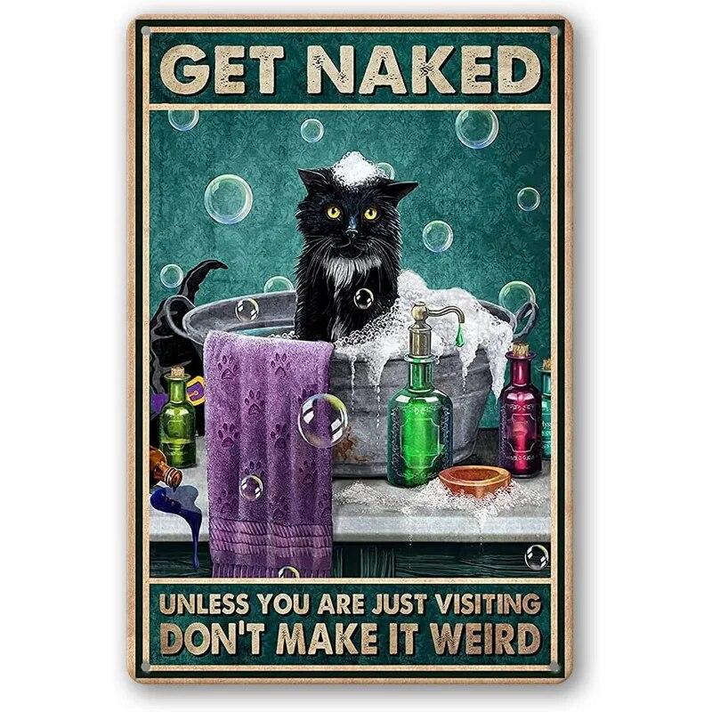 Ретро раздеться, мыло для ванны, металлические жестяные вывески, винтажные постеры для ванной комнаты, стиральная комната, бары, мужская пещера, кафе, паб, клубы, домашний декор стен
