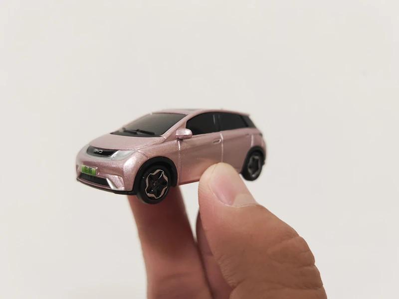 Литье под давлением 1:64 BYD SONG L Yuan PLUS Dolphin Yuan UP BYD EV Новая Энергия Сплав Модель Автомобиля Коллекционная Игрушка Коллекция