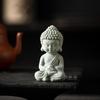 Sandstone Aquarium Buddha Statues Mini Dolls Buddha Statue Little Monk Figurine  Car Dashboard