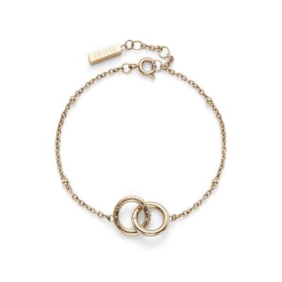 Женский браслет Olivia Burton Classic Amity с переплетением, розовое золото (24100316)