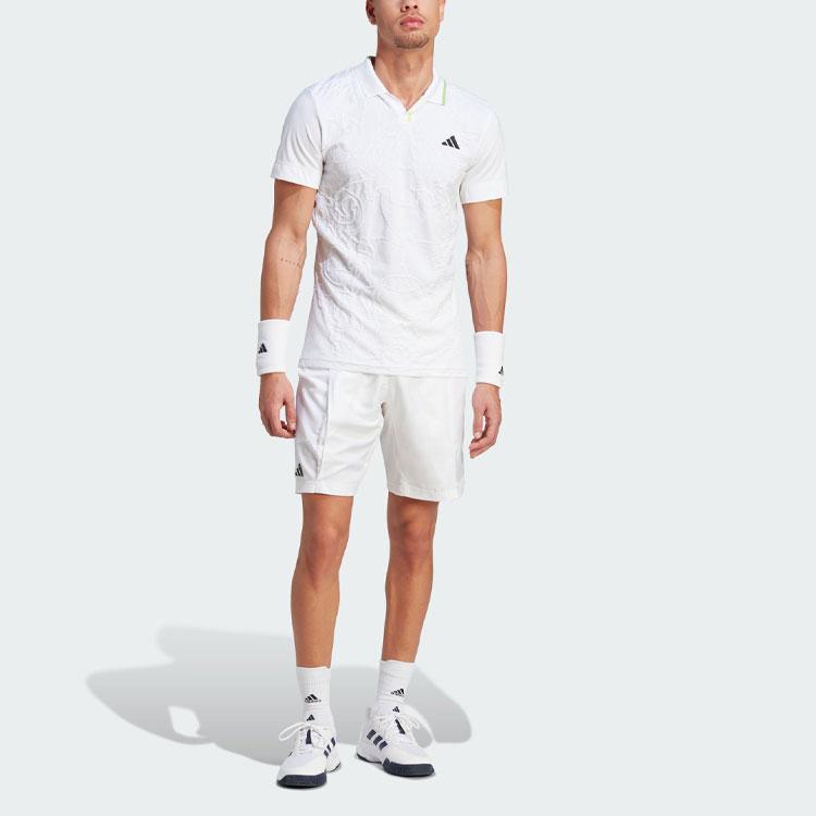 Adidas 2023 Grand Slam Tennis Series Aeroready Freelift Pro Polo с эмблемой-логотипом мужские топы белого цвета IA7099