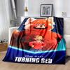 1pc, Disney Turning Red Red Panda with Girl Perfect for Home Decor, Couch Blanket, Outdoor Blanket, Gift, Flannel Throw