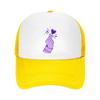 Purple Finger Heart Love Icon Mesh Baseball Cap Casual Hat Outdoor  For Womens Unisex FeUnisex